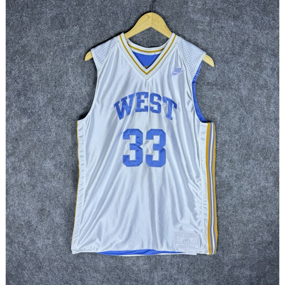 Nike Reversible 33 West Supreme Court Mens Basketball Jersey Tank Top Size M